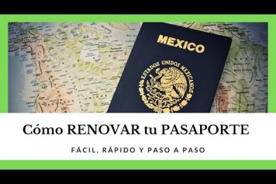 Renovar pasaporte mexicano: requisitos en México